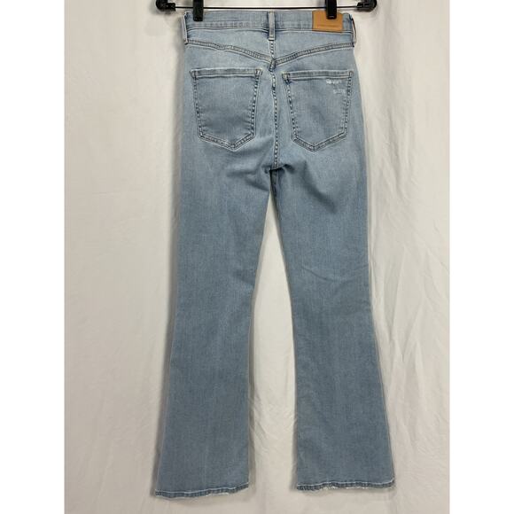Citizens Of Humanity 'Lilah' Blue Cotton High-Rise Bootcut Denim Jean Size 26 - Picture 2 of 4